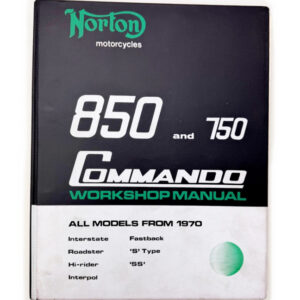 Norton Commando 750-850 genuine workshop manual in binder (06-5146)
