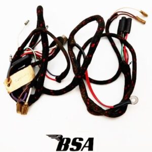 BSA - Triumph 250 Singles Wiring harness (main) 19-1075 (Lucas nr LU 54959480) cloth braided