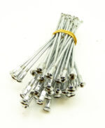 CZ/Jawa set of 36 Straight  spokes + nipples 124x3mm chrome plated (353-51-322)