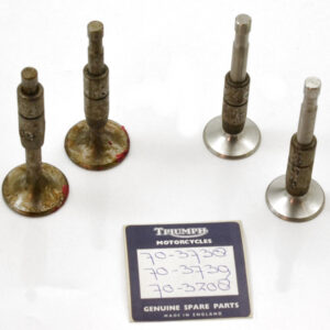 Triumph Twenty-One + 3TA 350 Unit Twins 1957-1966 Valves & Guides set cplt (E3738-E3739-E3208)