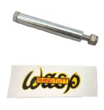 Wasp Velorex Sidecar Wheel spindle + nut (steel/plated)