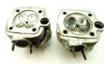 Weslake 1000cc V-twin pair of cylinder heads
