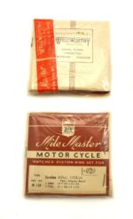 Sarolea 600 Atlantic Major      Piston ring set  STD  &   +.020"oversize    (M155 Mile Master)