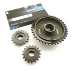 Royal Enfield Bullet 350 - 500 4-speed Sprocket & chain set (145406/801479/112212)