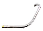 MAS 28/15 Velocette Swept Back Exhaust pipe  Thruxton + MK2 Clubman 1 3/4" dia