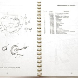 Triumph Bonneville 1980 parts catalogue