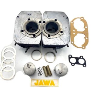 Jawa 350 Twins 638 - 641 Pair of cylinder barrels