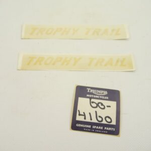 Triumph Trophy Trail TR5T pair of transfers side-panel (replaces part No. 60-4160)