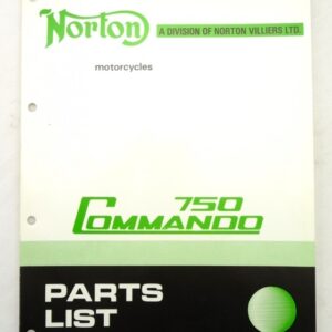 Norton Commando 750 genuine parts list (06-3402)