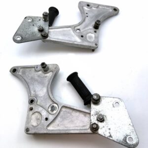 Commando footrests support plates set  06-0944LH + 06-1228RH
