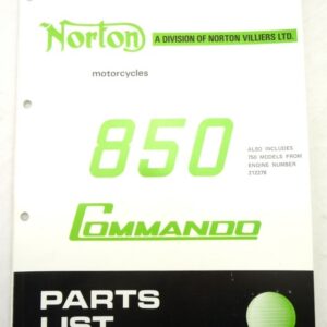 Norton Commando 750 Combat and 850 Mk1 genuine parts list (06-5034)