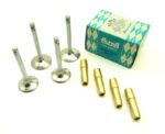BSA A65 Valves & PB guides set 1967-1970  (opn 68-0809 68-0665 68-0663)