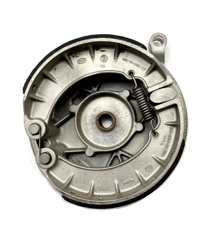 Pair Of Rear Brake Shoes For Jawa 350 / CZ 634 / TS 638-640 Motorcycles - 35mm Width, 10mm Hole