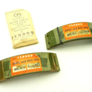 FERODO M53 brake lining set BSA-ARIEL full width hubs F&R