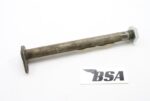 BSA B40 swinging arm spindle c.w. nut (40-4244 / 42-4343)