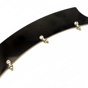 Royal Enfield front number plate powder coated black (incl transfers)