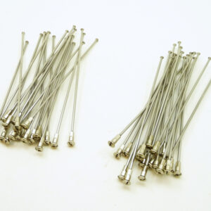 BSA set of 40 S/S spokes & nipples for 19" Q.D rear wheels (opn 42-6011-12 / 27-6810)