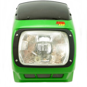Jawa 640 - 641 Headlamp unit complete set with cover (Green) (639 36 115 + 443 311 813 101)