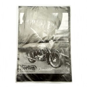 Norton Dominator poster in black and white print