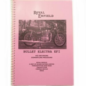 Royal Enfield Electra EFI Workshop manual 2009