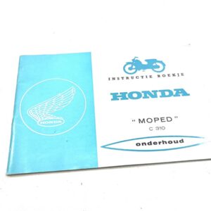 Honda C310 moped 50cc owners manual dutch