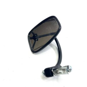 Halcyon bar end mirror continental rectangular type coated black