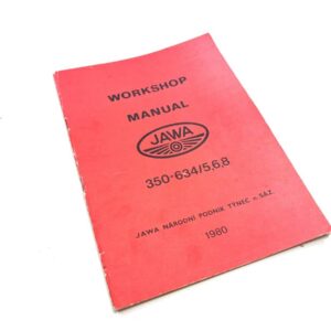 Jawa 350 twins 634 genuine workshop manual english