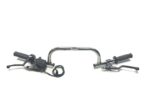 Cafe racer Clubmans handlebars c.w. front brake master cylinder + single throttle + doherty lever